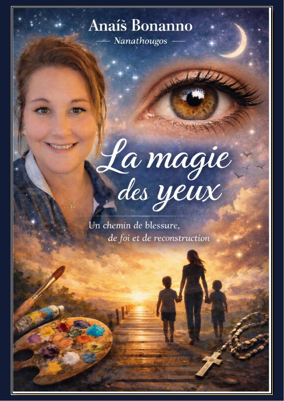 Couverture du livre La magie des yeux d’Anaïs Bonanno, Nanathougos